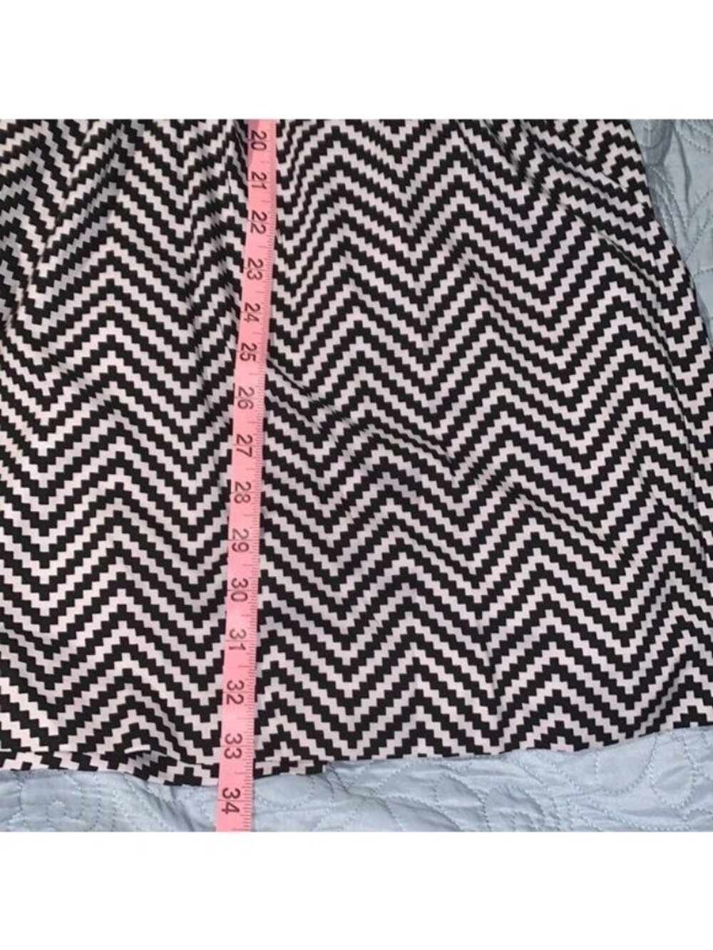 White House Black Market Chevron Print Sleeveless Dress Size 00 With Tags - Picture 10 of 10